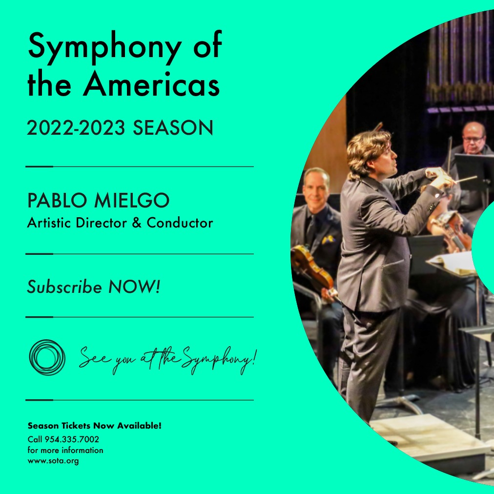 Symphony of the Americas newsletter poster