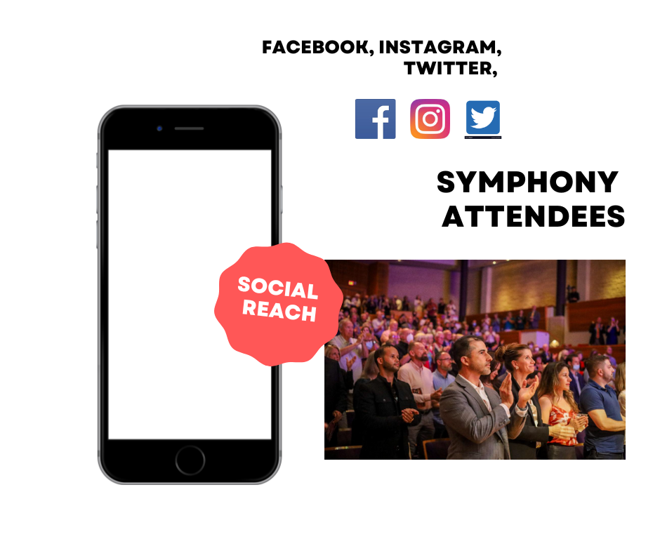 A Symphony Attendees Template on a White Background